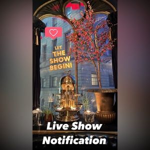 LIKE TO BE NOTIFIED WHEN I GO LIVE!!!